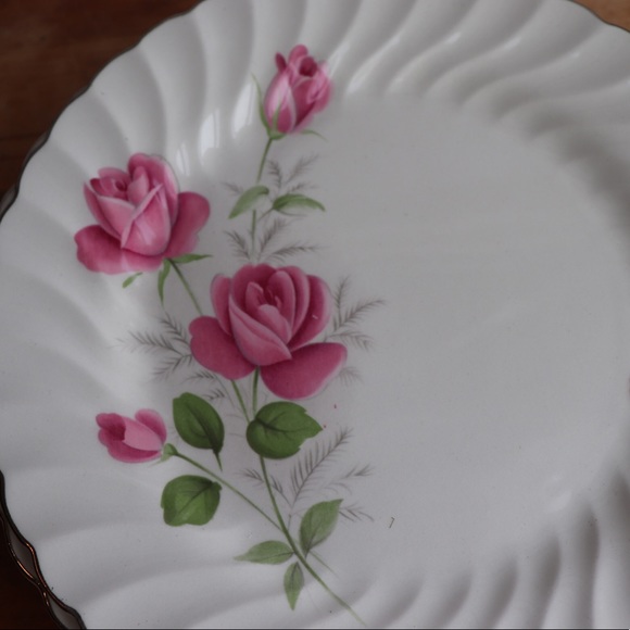 Vintage Set of 6 Small Snowhite Regency Plates English China by Johnson … - Picture 4 of 8